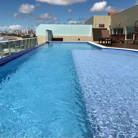 Apartamento Flat 202 Com Vista Parcial Do Mar De Intermares Cabedelo Exterior foto