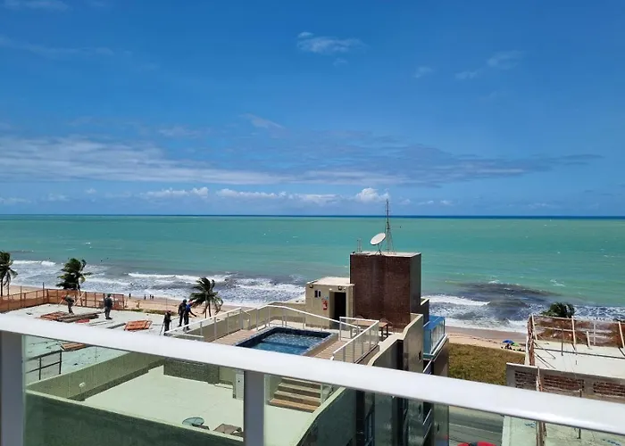 Flat 202 Com Vista Parcial Do Mar De Intermares