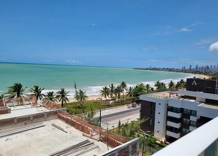 Flat 202 Com Vista Parcial Do Mar De Intermares