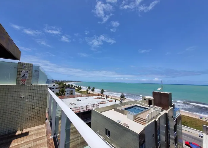 Flat 202 Com Vista Parcial Do Mar De Intermares